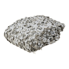Plasa camuflaj cu sustinere 6 x 3 M - Snow