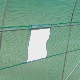 Sera tip tunel de gradina structura din otel 4,5x2x2 m - Verde