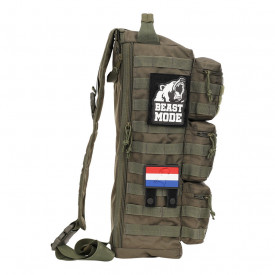 Set 4 MOLLE strap hook and loop - Negru 