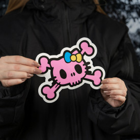 Sticker M-Tac Hello DEAD Kitty Large