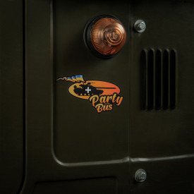 Sticker M-Tac Party Bus - Small