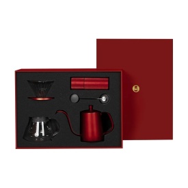 Timemore Set Cadou C3 Pour Over Fish - Rosu Festival