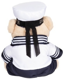 Ursulet de plus 28 cm cu hainuta - Navy