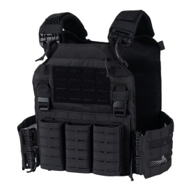 Vesta tactica Cordura QR plate carrier laser‑cut - Negru
