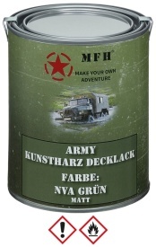 Vopsea militara mata cutie 1 l - NVA Green