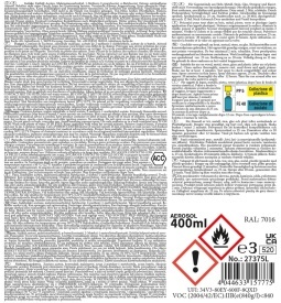 Vopsea militara mata spray 400 ml - WH Tank Grey