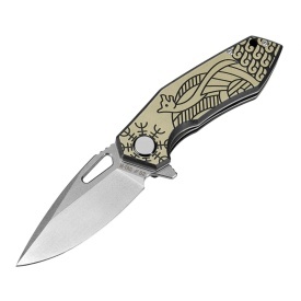 Briceag M-Tac Type 12 Scandinavian Stonewash - Kaki
