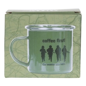 Cana emailata Coffee First 300ml - Oliv
