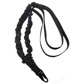 Curea tactica prindere 1 punct elastica - Negru