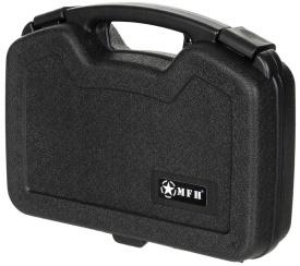 Cutie pentru pistol din plastic mare cu inchidere - Negru