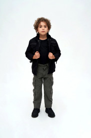 Geaca M65 Giant copii Brandit - Negru