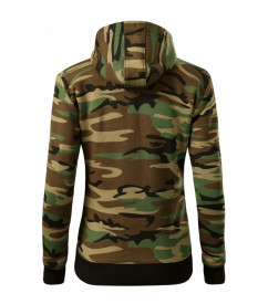 Hanorac camo zipper pentru dama - Woodland