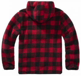 Hanorac Teddyfleece worker - Negru rosu