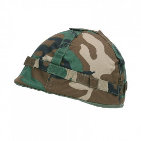 Husa pentru casca tactica pentru copii de luxe - Woodland