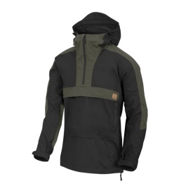 Jacheta hanorak Helikon-Tex Woodsman - Black / Taiga Green