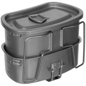Kit cantina 3 piese din titan cu husa