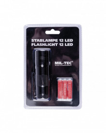 Lanterna 12 LED - Negru