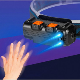 Lanterna de cap, PYRAMID®, 800 Lumeni, senzor de miscare, ajustabila, lampa reglabila, reincarcabila,L96