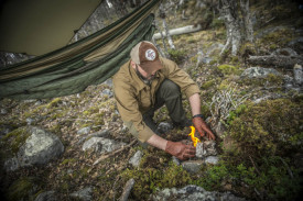 Manusi din piele Helikon-Tex Lumber - Maro 