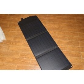 Panou solar 18V - 40W, pliabil, portabil, cu 2 porturi USB + port USB tip C + Cablu DC