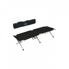 Pat pliant de campanie US 190x65 cm - Negru