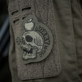 Patch M-Tac SORRY brodat - Oliv