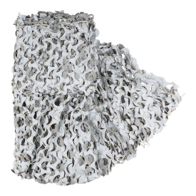 Plasa camuflaj cu sustinere 3 x 3 M - Snow
