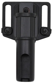Port rotativ pentru baston telescopic 12 cm - Negru