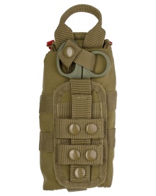 Pouch IFAK rapid cu foarfeca - Oliv