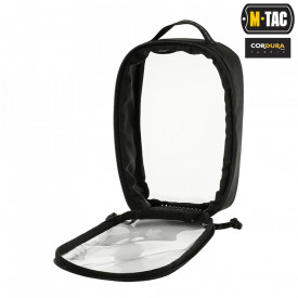 Pouch transparent Elite Large (30Х19 cm) M-Tac - Negru