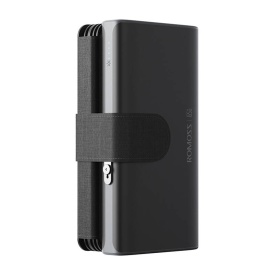 Powerbank 30000mAh 65W Negru, ROMOSS Solar