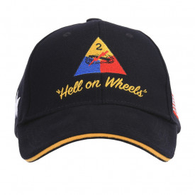 Sapca baseball cap 2nd Armored Division - Negru