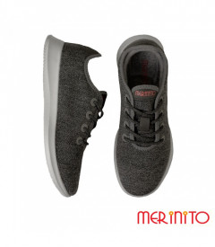 Sneakers barbati Merinito Knitted merino - Gri
