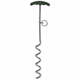 Spirala de metal cu maner de plastic pentru cort - 45cm