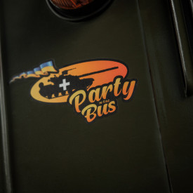 Sticker M-Tac Party Bus - Small