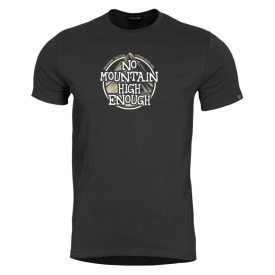 Tricou Pentagon No Montain High Enough - Negru