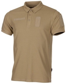 Tricou Polo tactic Coolmax - Coyote