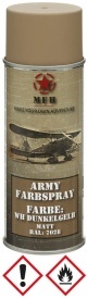 Vopsea militara mata spray 400 ml - WH Galben Inchis