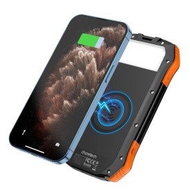 Acumulator extern Choetech solar cu incarcare inductiva 10000mAh Qi 5W (B659)