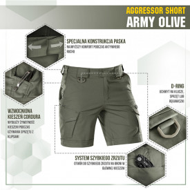Bermude Aggressor Short - Oliv