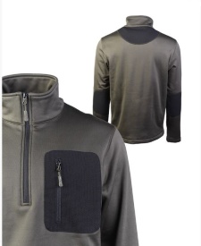 Bluza Thermo Fleece Zip - Oliv