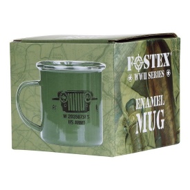 Cana emailata US Army 300ml - Oliv