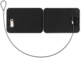 Cutie de siguranta neagra din metal cu incuietoare cu cifru - Negru