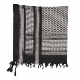 Esarfa shemagh - Alb negru