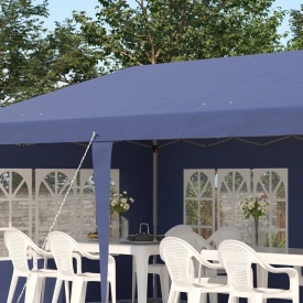 Foisor de gradina 6 x 3 m reglabil in Inaltime - Albastru