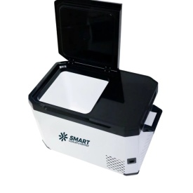 Frigider auto cu compresor smart cooler, cu bluetooth, zona dubla de racire, capacitate 32.2L