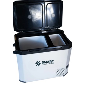 Frigider auto cu compresor smart cooler, cu bluetooth, zona dubla de racire, capacitate 40.2L
