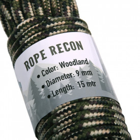 Funie bungee 9mm 15 m Fosco - Woodland