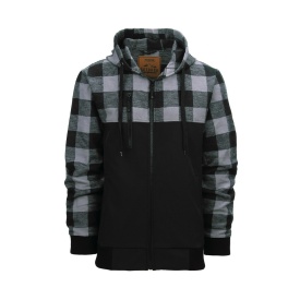 Jacheta Lumbershell - Gri negru