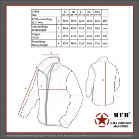 Jacheta US polar cu patch-uri pentru copii - Oliv